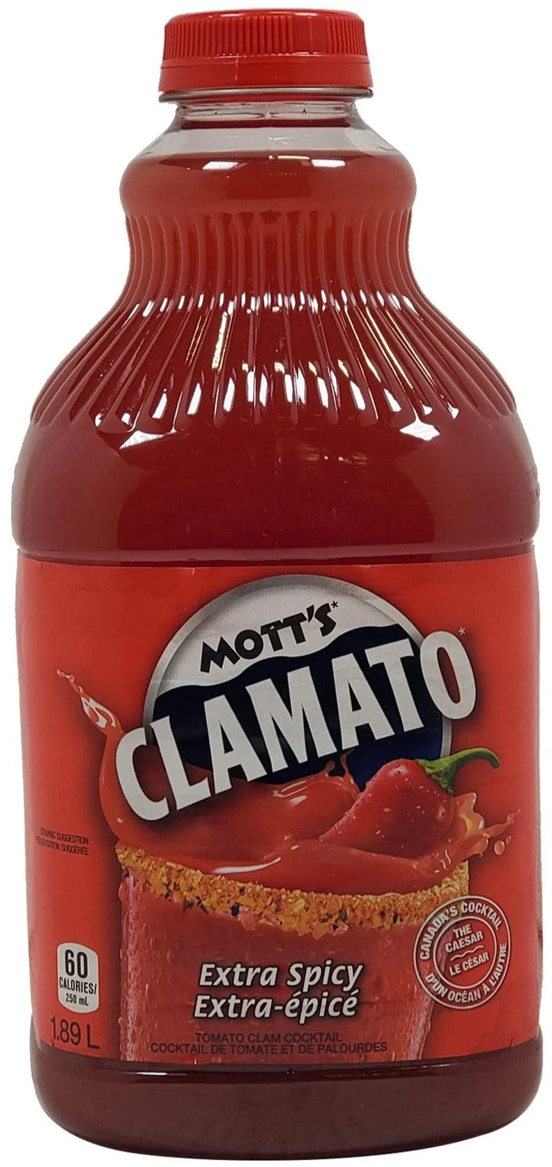 Mott's - Clamato - Juice Extra Spicy - PET — Case (8 x 1.89 L)