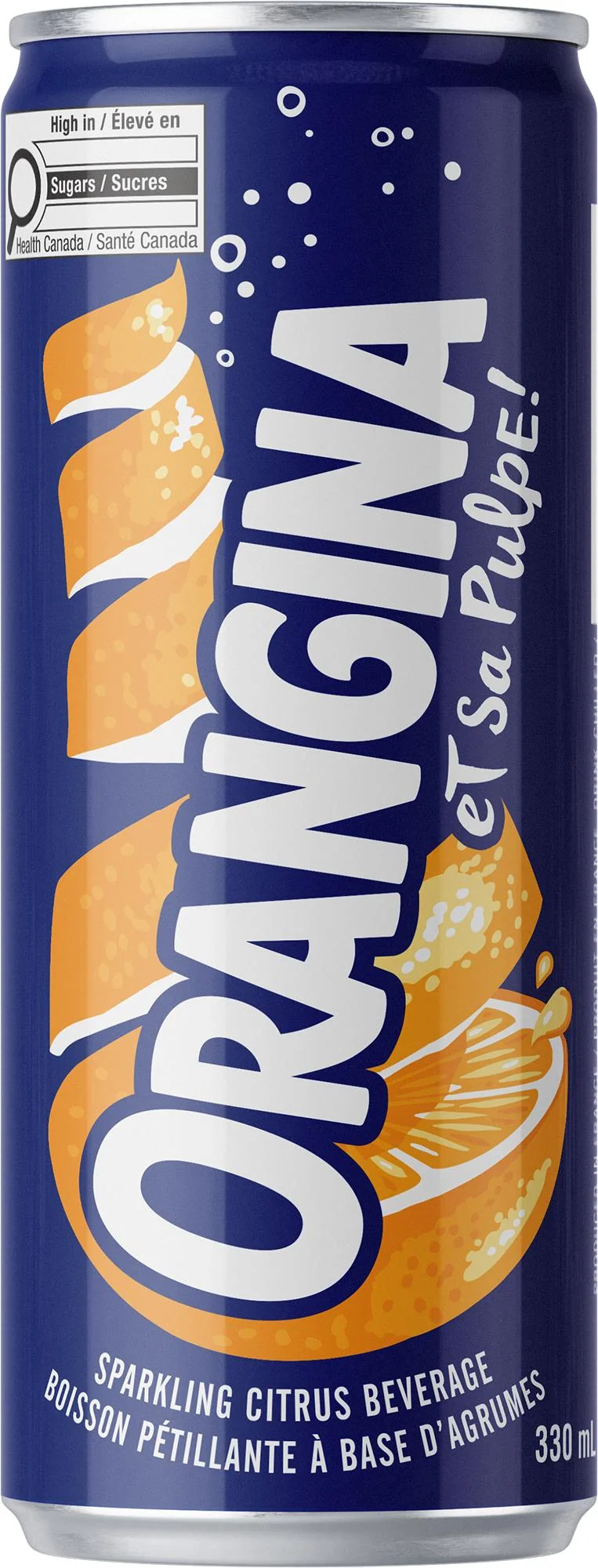 Orangina Sparkling Citrus Beverage Cans — Case (4 x 6 x 330 ML)