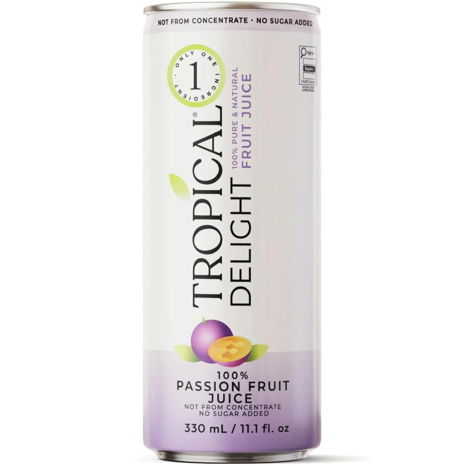 Tropical Delight - Juice - Passion Fruit - No Sugar - Cans