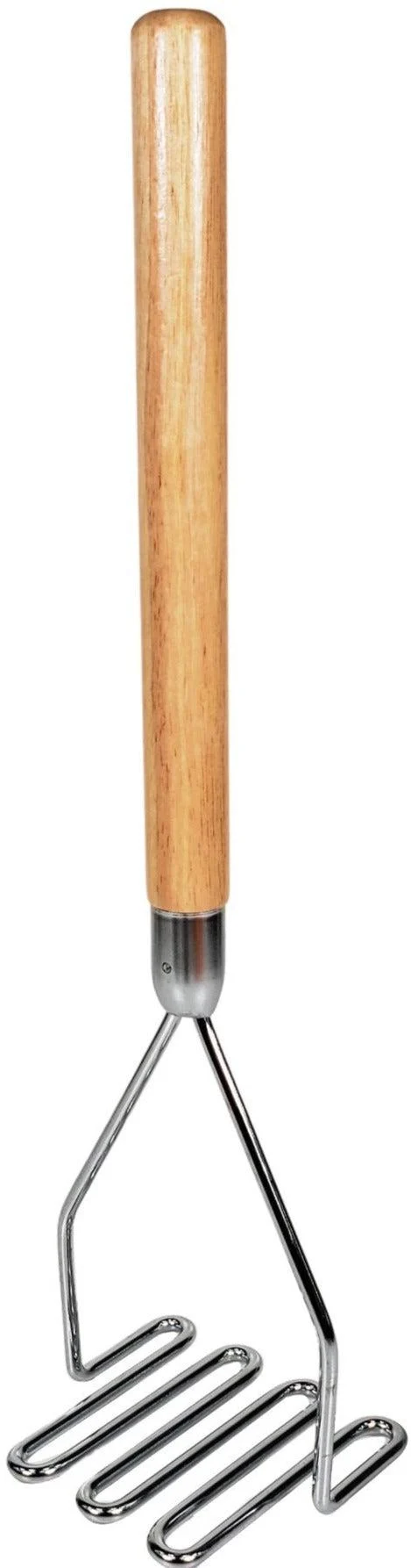 Potato Masher - Wood Handle - 4" x 18"