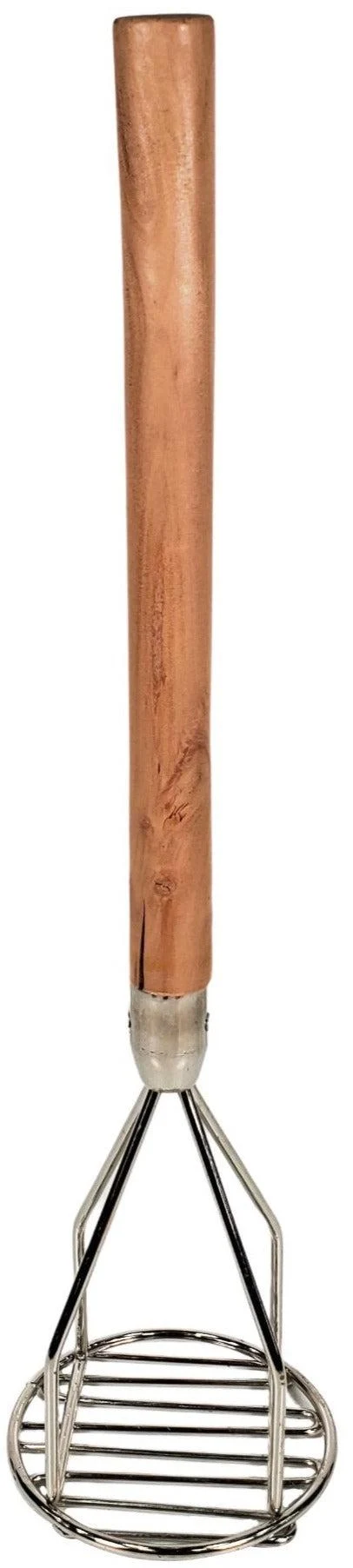 Potato Masher - Wood Handle - 4" Dia x 18"