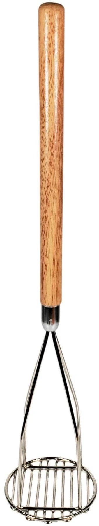 Potato Masher - Wood Handle - 5" Dia x 24"