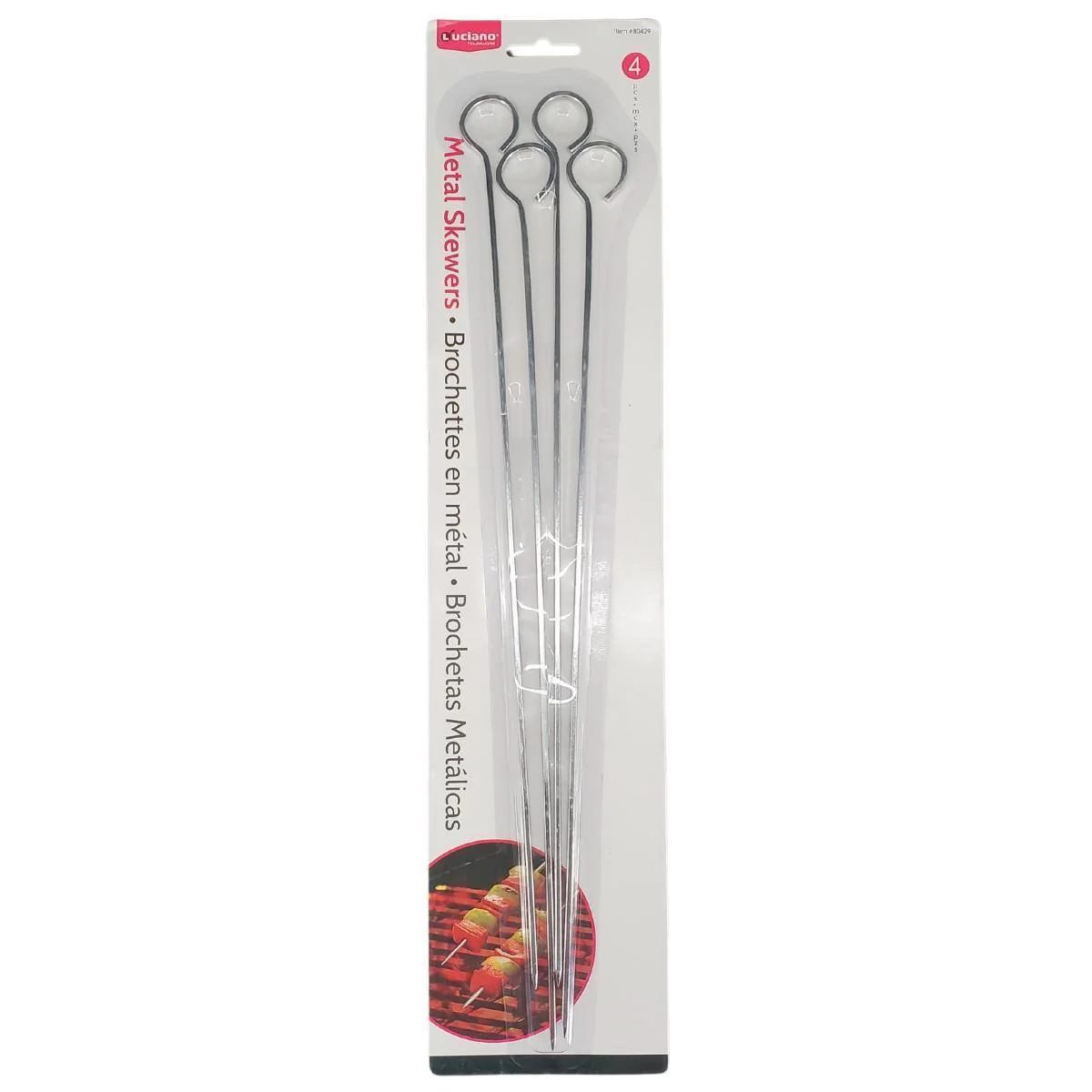 Luciano - Chrome Skewer 15"