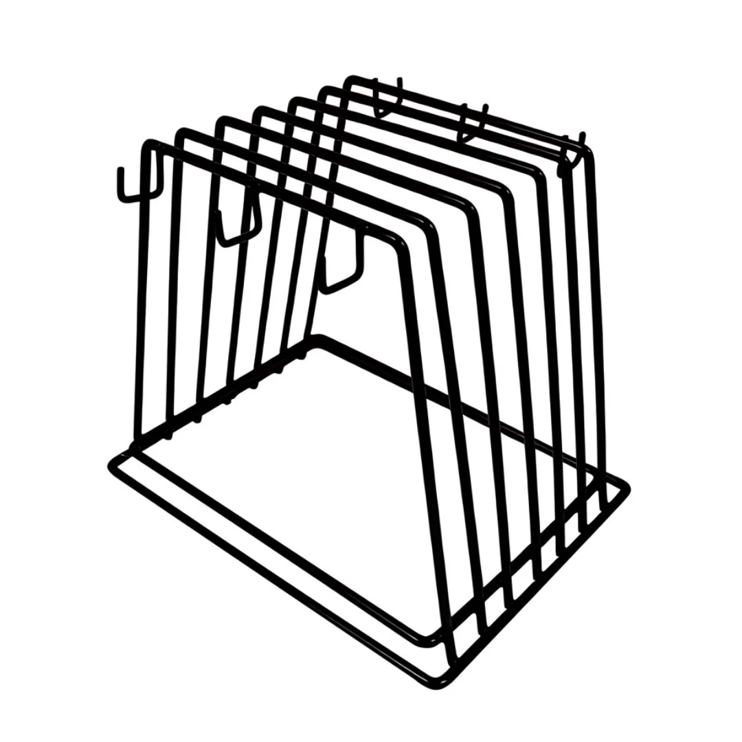 Wire Rack - Cutting Board & Brush - 6 Tier