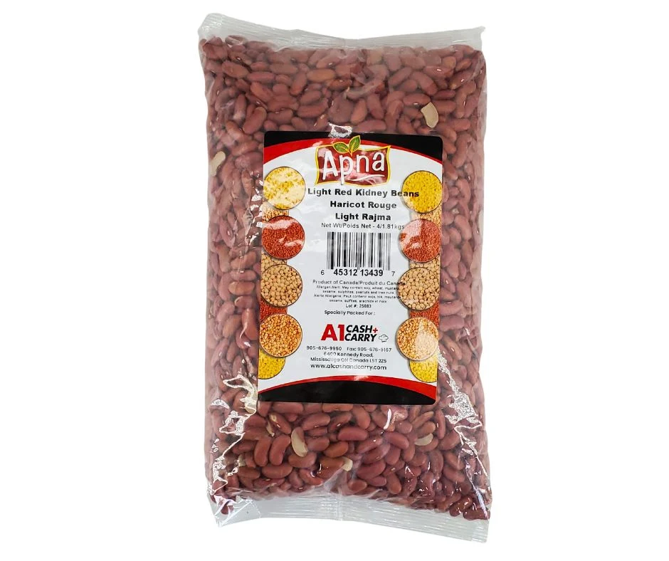 Apna - Light Kidney Beans - Rajma - Whole — Case (8 x 4 LB)