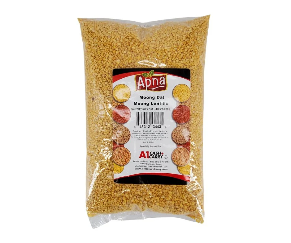 Apna - Moong Daal Wash - Yellow Moong Beans — Each (4 LB)