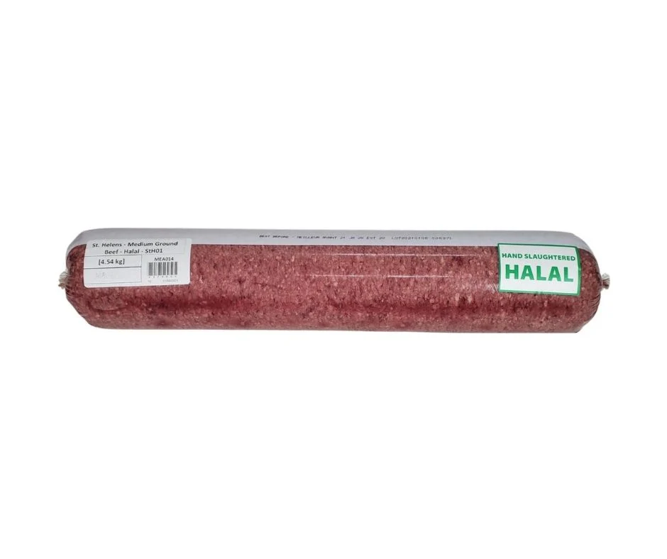 Fresh - St. Helens - Raw - Medium Ground Beef - Halal — Case (6 x 4.54 KG)