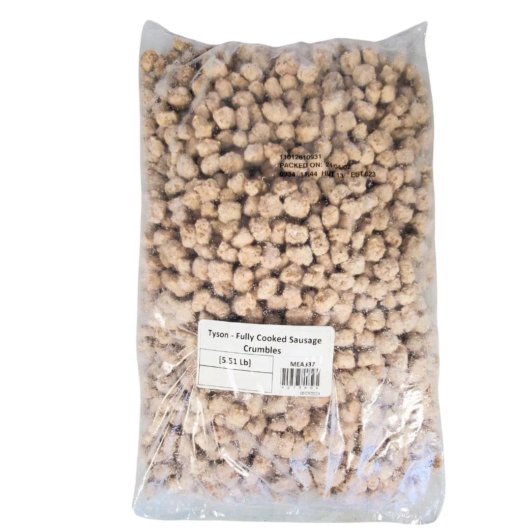 Tyson - Fully Cooked Sausage Crumbles — Each (5.51 LB)