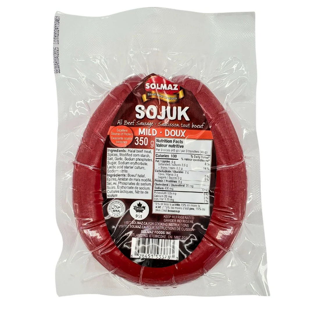 Fresh Deli - Solmaz - Cooked - Sojuk - Mild - Halal — Case (10 x 350 G)