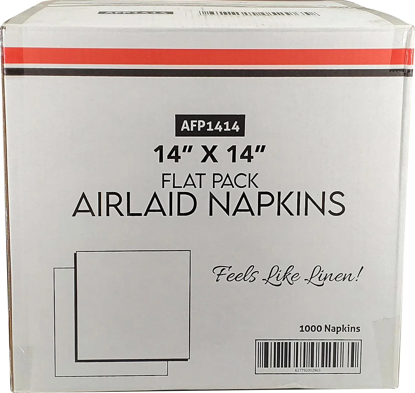 Mayfair - 14"x14"Airlaid Napkins - Flatpack - AFP1414 — Case (10 x 100 CT)