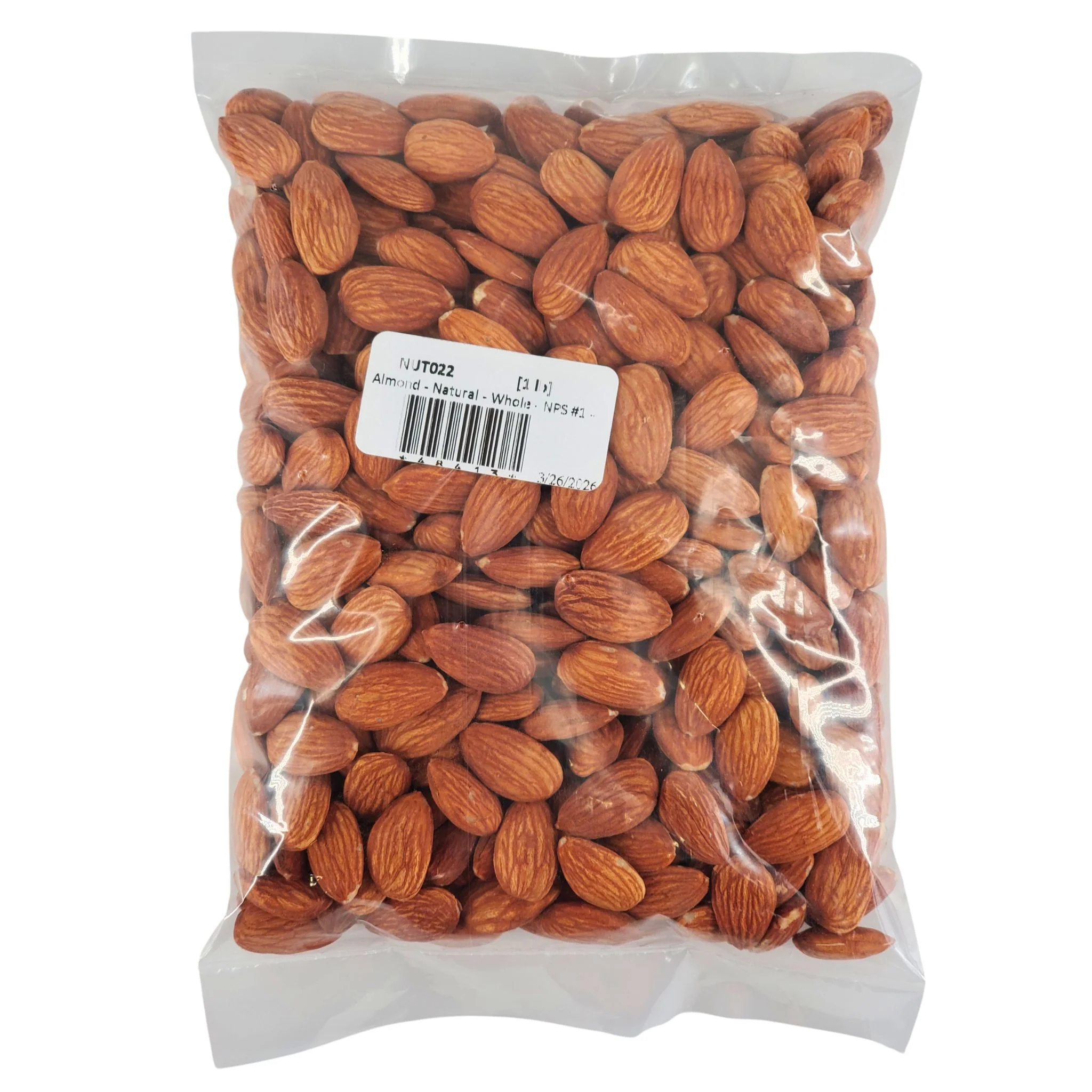 Almond - Natural - Whole - NPS #1 - 23-25 — Each (1 LB)