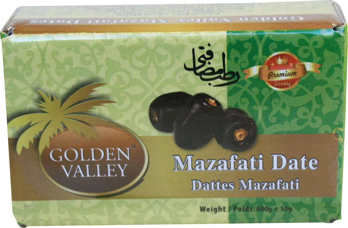 Golden Valley - Mazafati Date — Case (12 x 600 G)