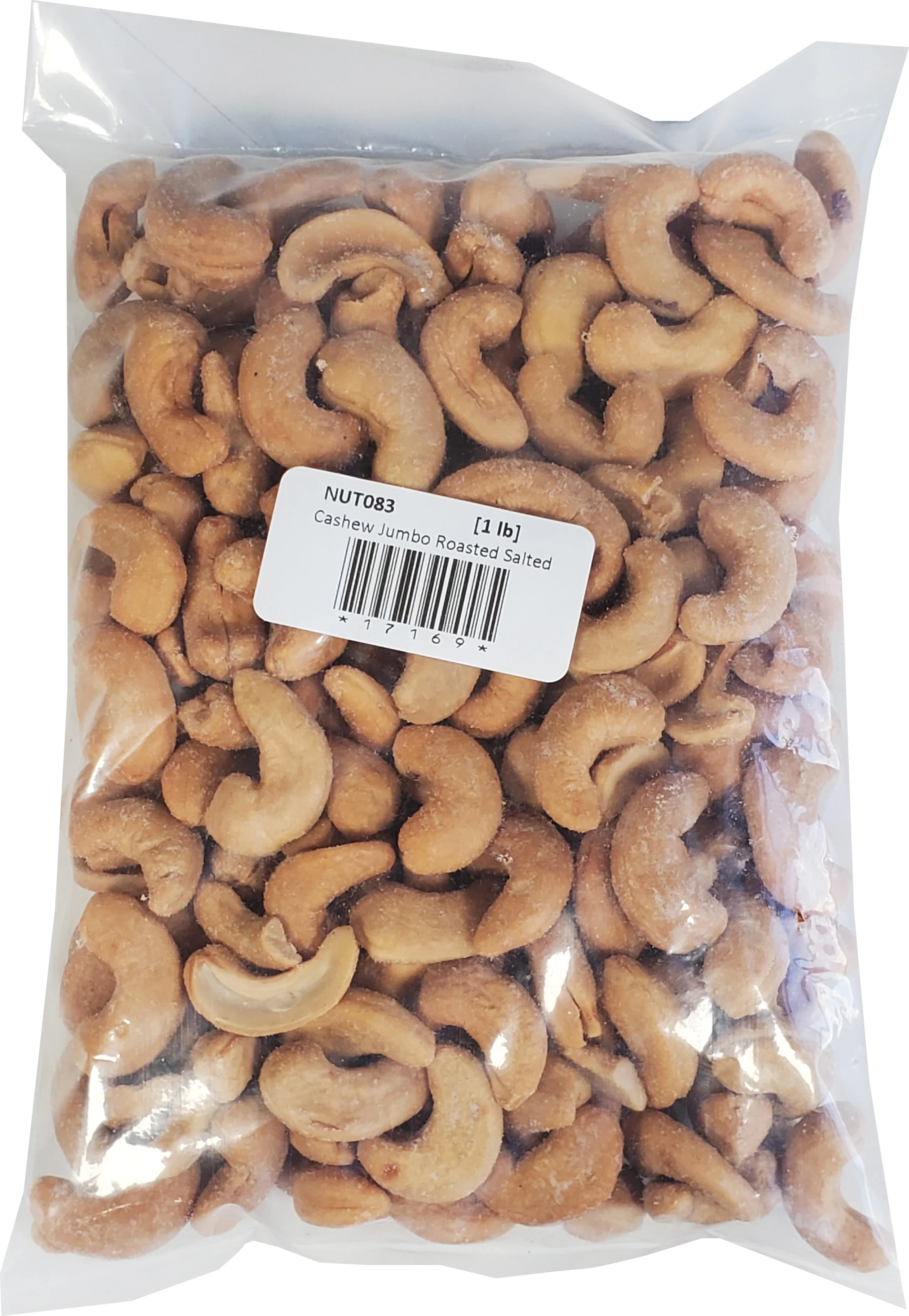 Cashew Jumbo Roasted Salted — Each (25 LB)