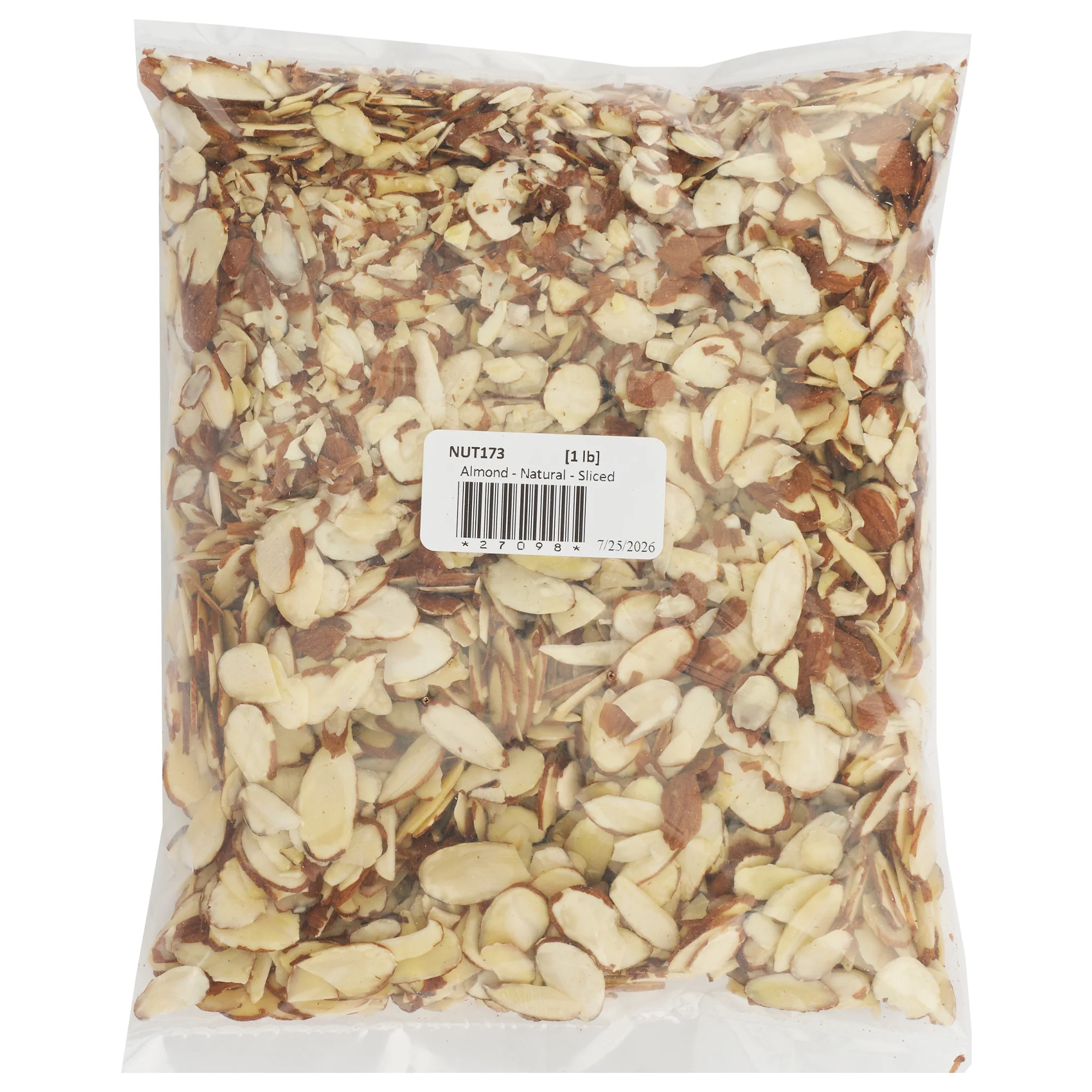 Almond - Natural - Sliced