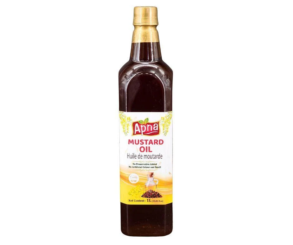 Mom's Ace/Apna - Kachi Ghani - Mustard Oil — Each (1 L)