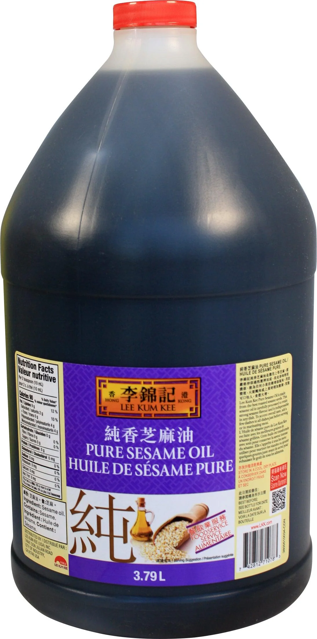 Lee Kum Kee - Pure Sesame Oil — Case (4 x 3.48 KG)