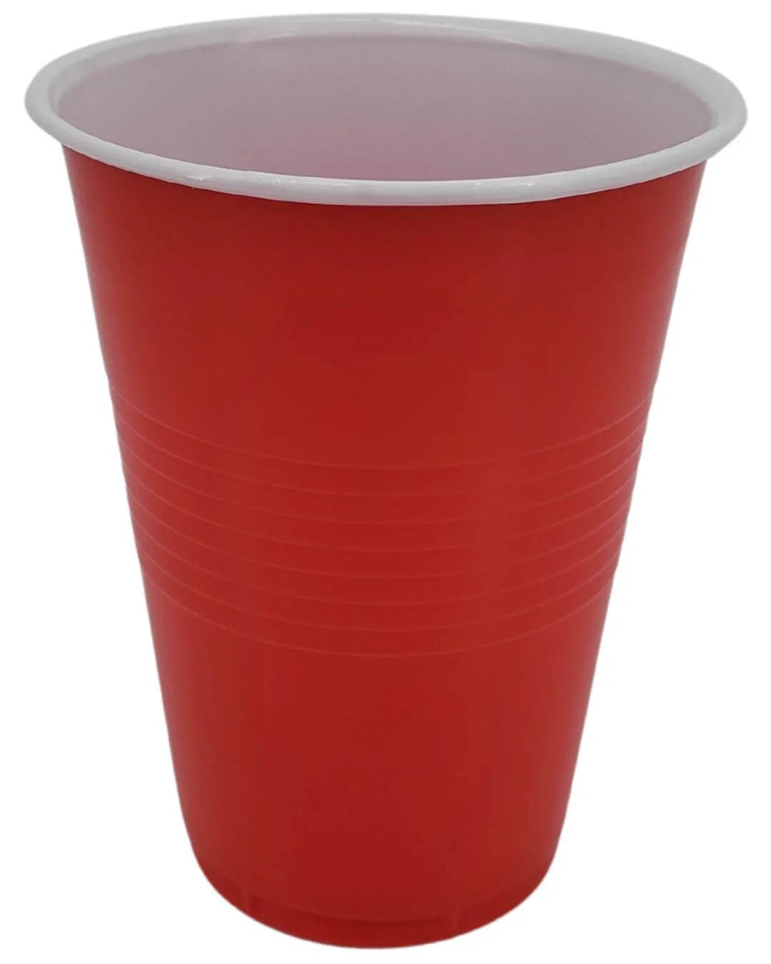 Morning Dew - 16oz PP Red Plastic Party Cups - Diamond - PS16R-D — Case (20 x 25 CT)