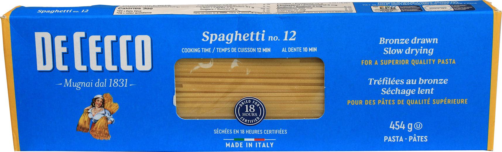 DeCecco - Pasta - Spaghetti - #12 — Each (454 G)