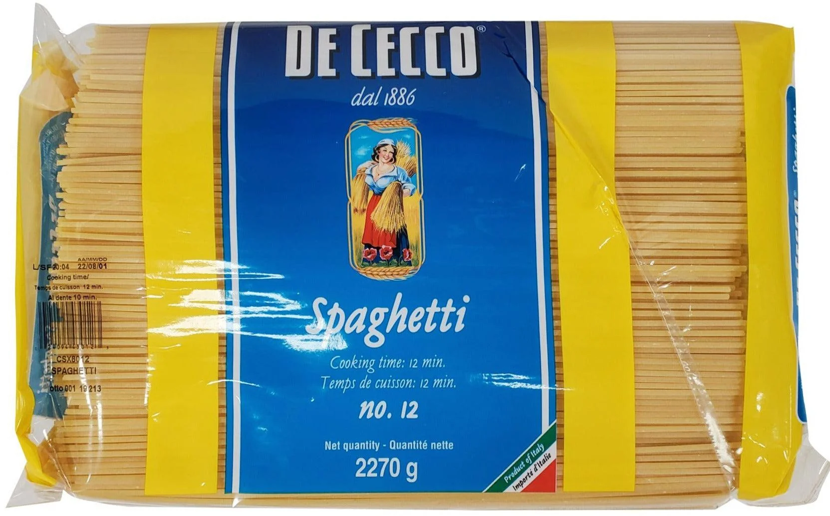 DeCecco - Pasta - Spaghetti — Case (4 x 5 LB)