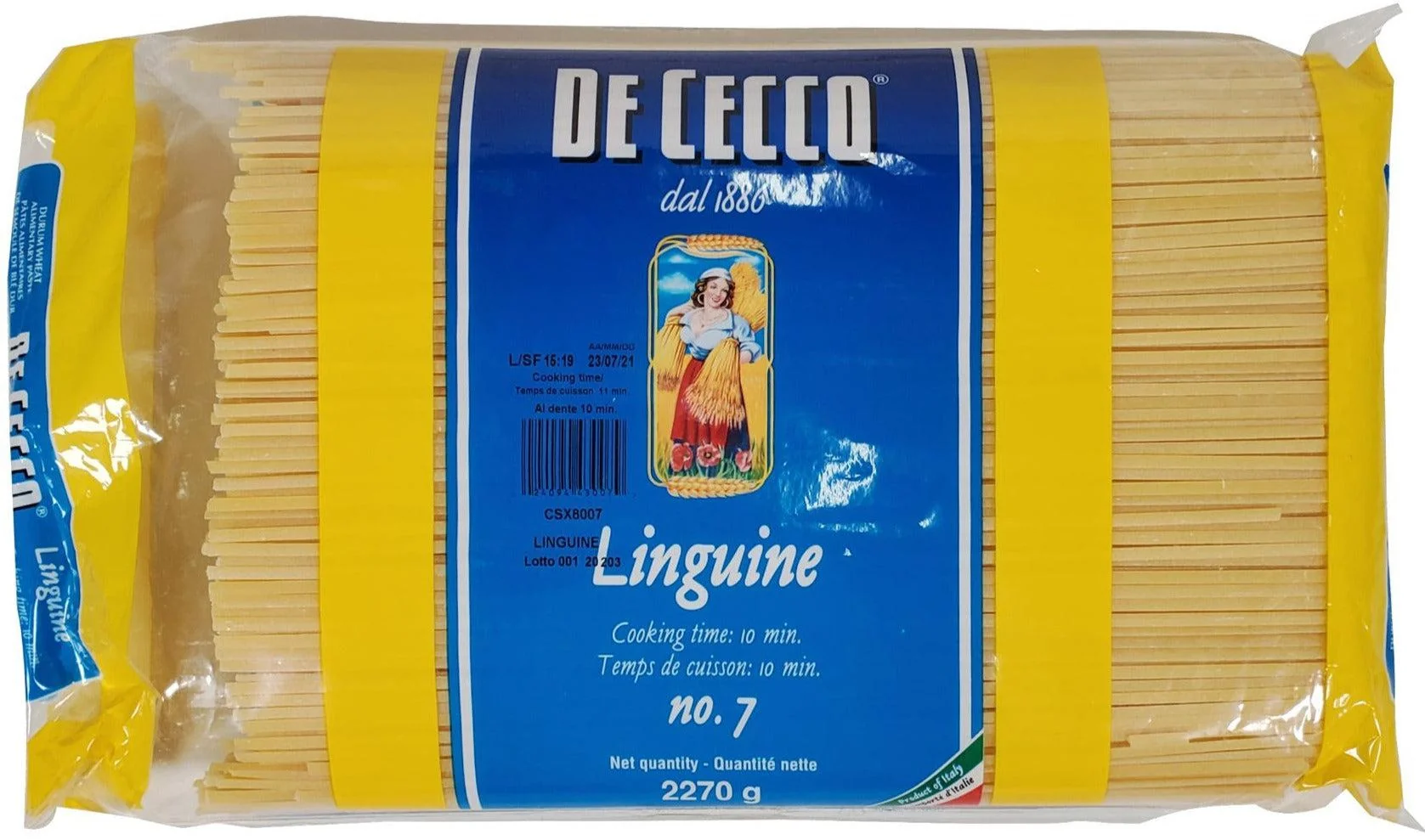 DeCecco - Pasta - Fettuccelle ( Fettuccine) — Case (4 x 5 LB)