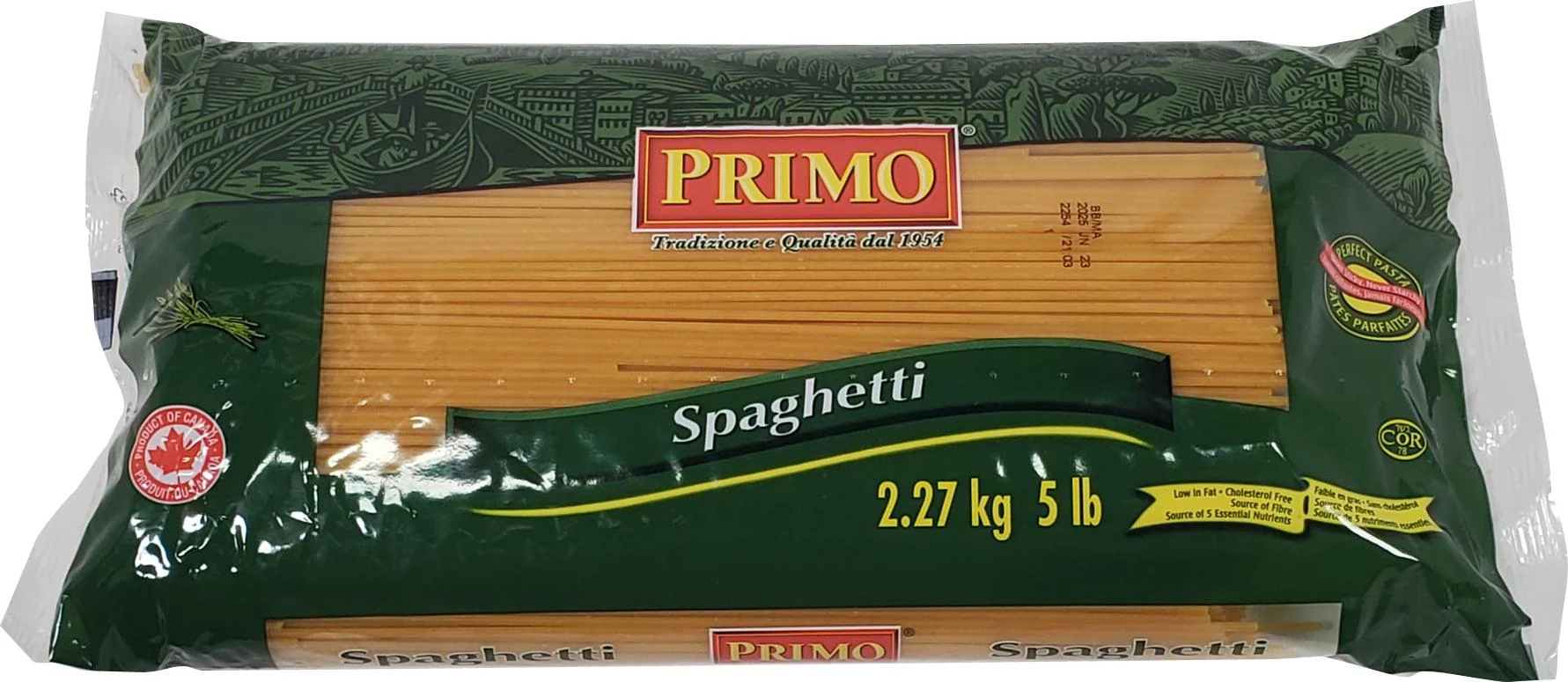 Unico/Primo - Pasta - Spaghetti — Each (5 LB)