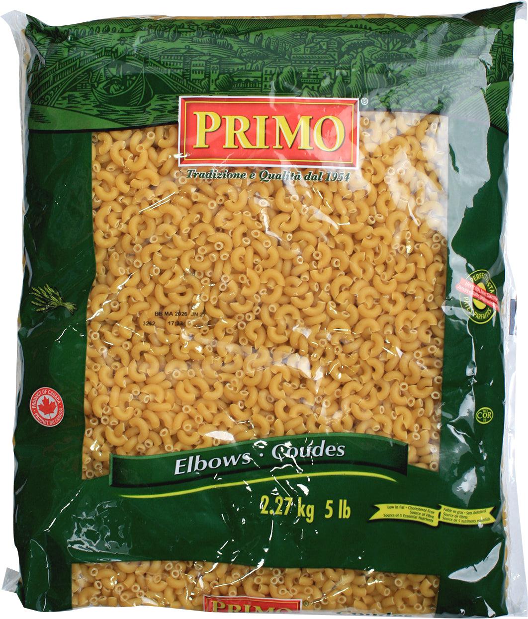 Unico/Primo - Pasta - Elbows — Case (4 x 5 LB)