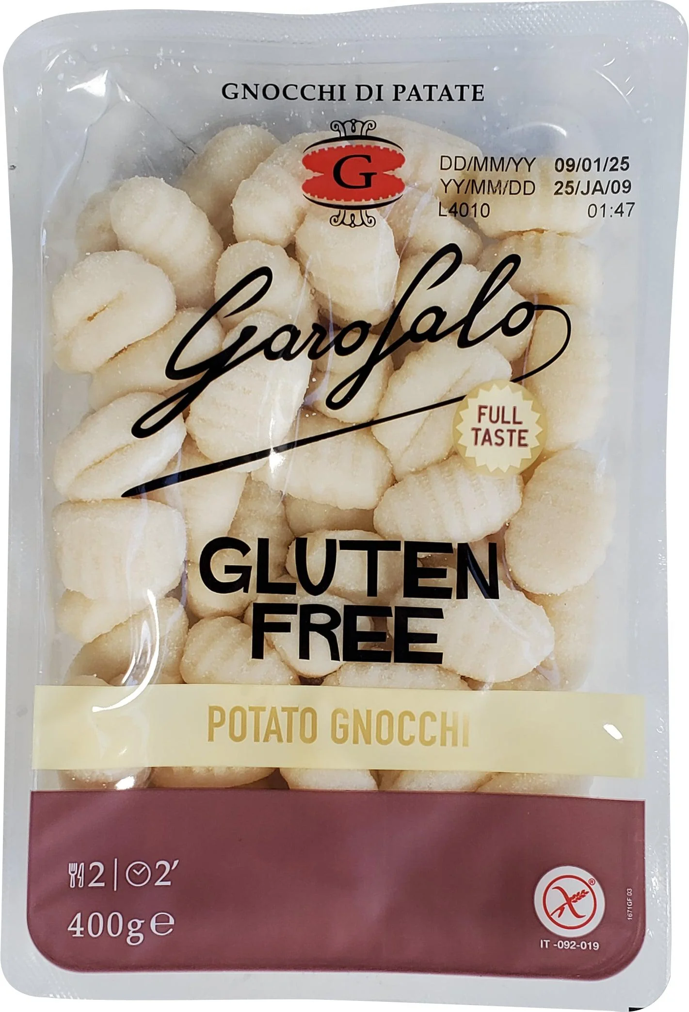 Garofalo - Potato Gnocchi - Gluten Free — Each (400 G)