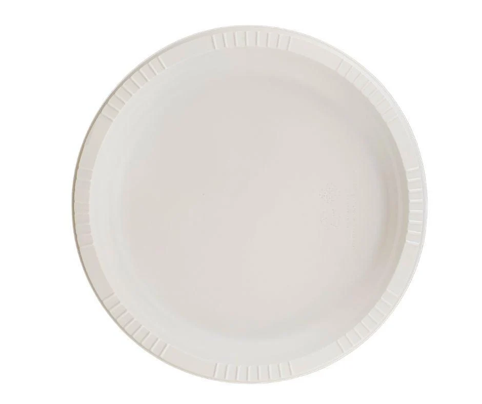 Eco-Craze - Corn Starch 10 Inch Round Plate — Case (6 x 50 CT)