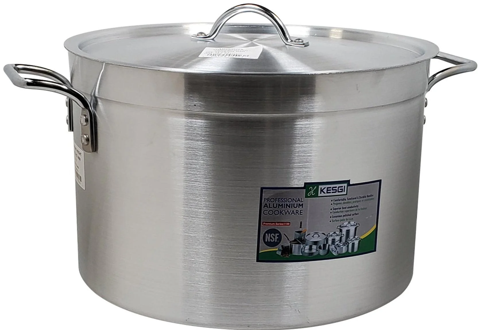 Sauce Pot 23L - 4mm 14"x9.5" w/Lid