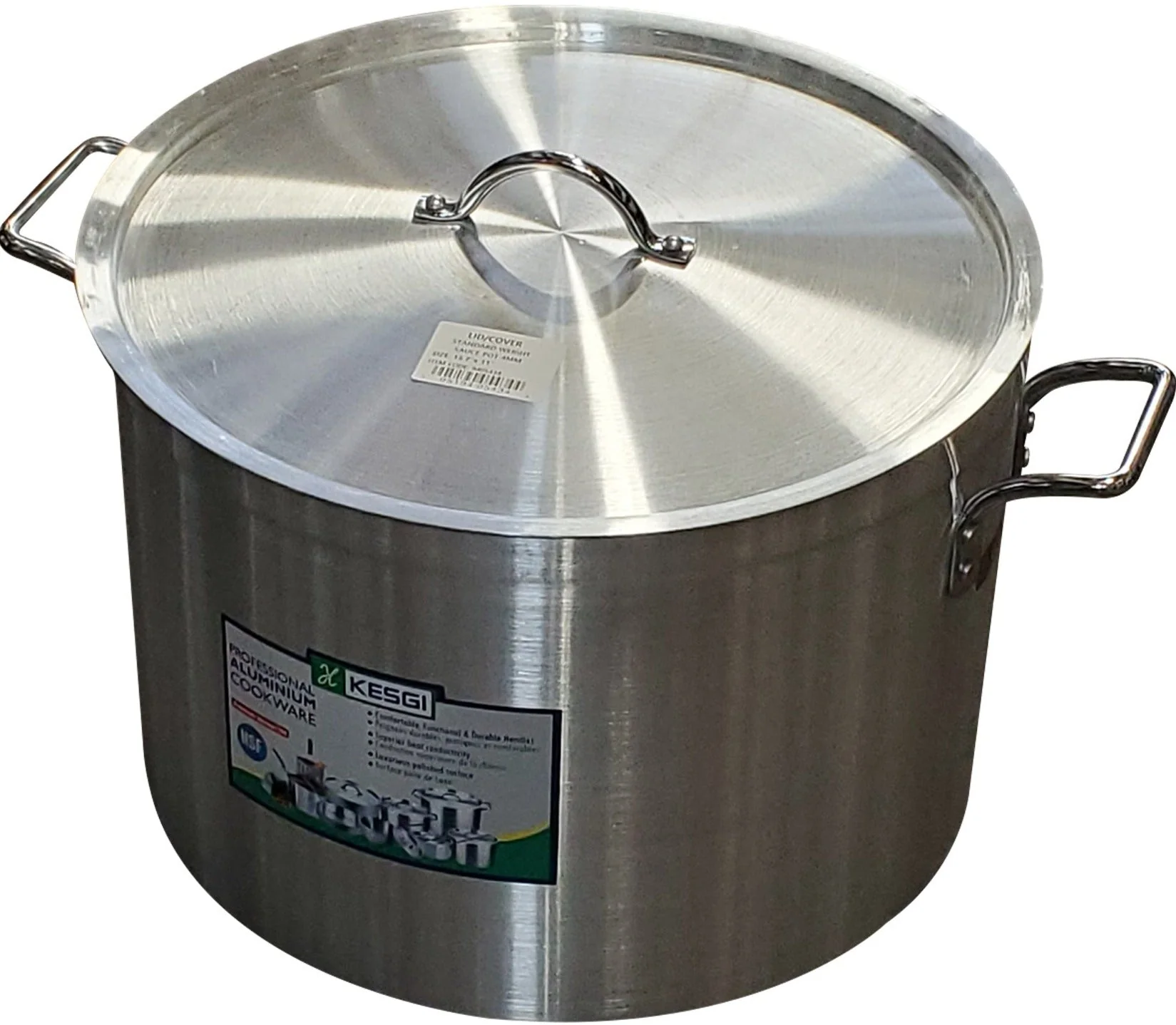 Sauce Pot 34L - 4mm 15.7"x11" w/Lid