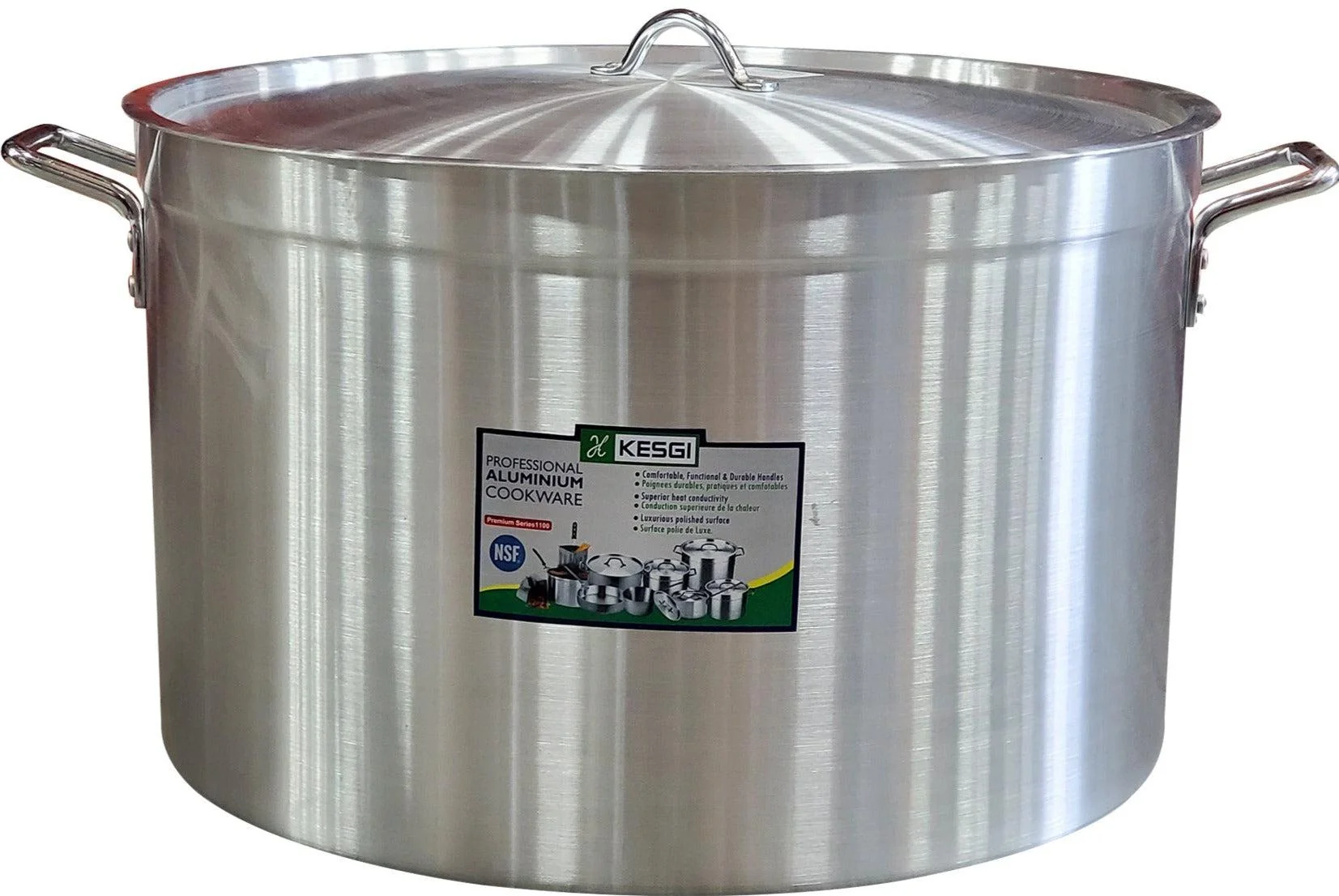Sauce Pot 88L - 7mm 21.7"x14" w/Lid