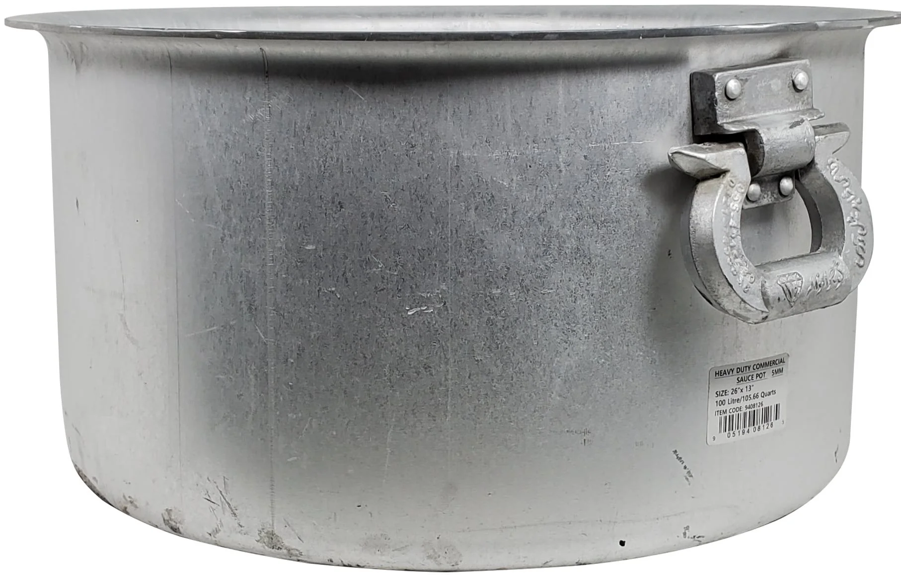 Heavy Duty Sauce Pot 100L - 26"x13" w/Lid