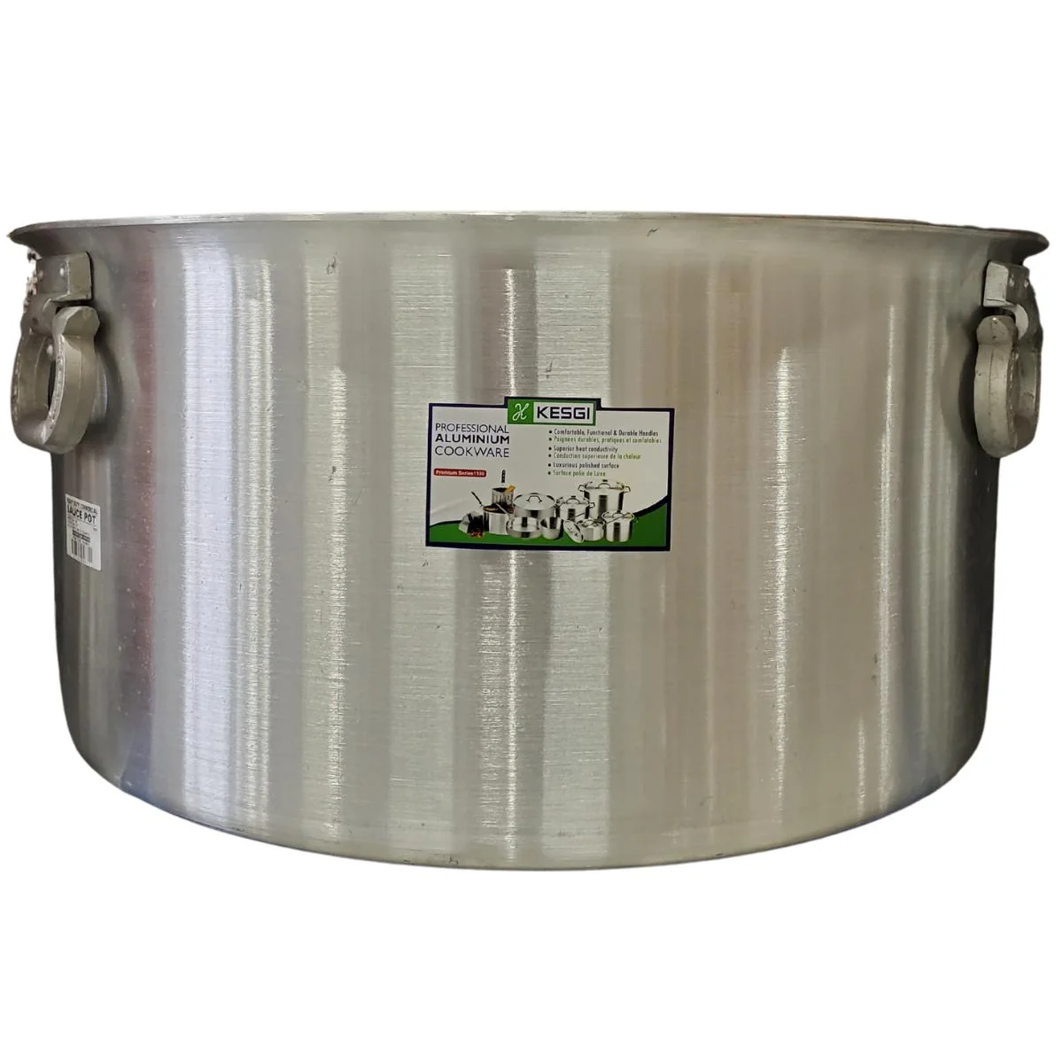 Heavy Duty Sauce Pot 242L - 35"x15" w/Lid