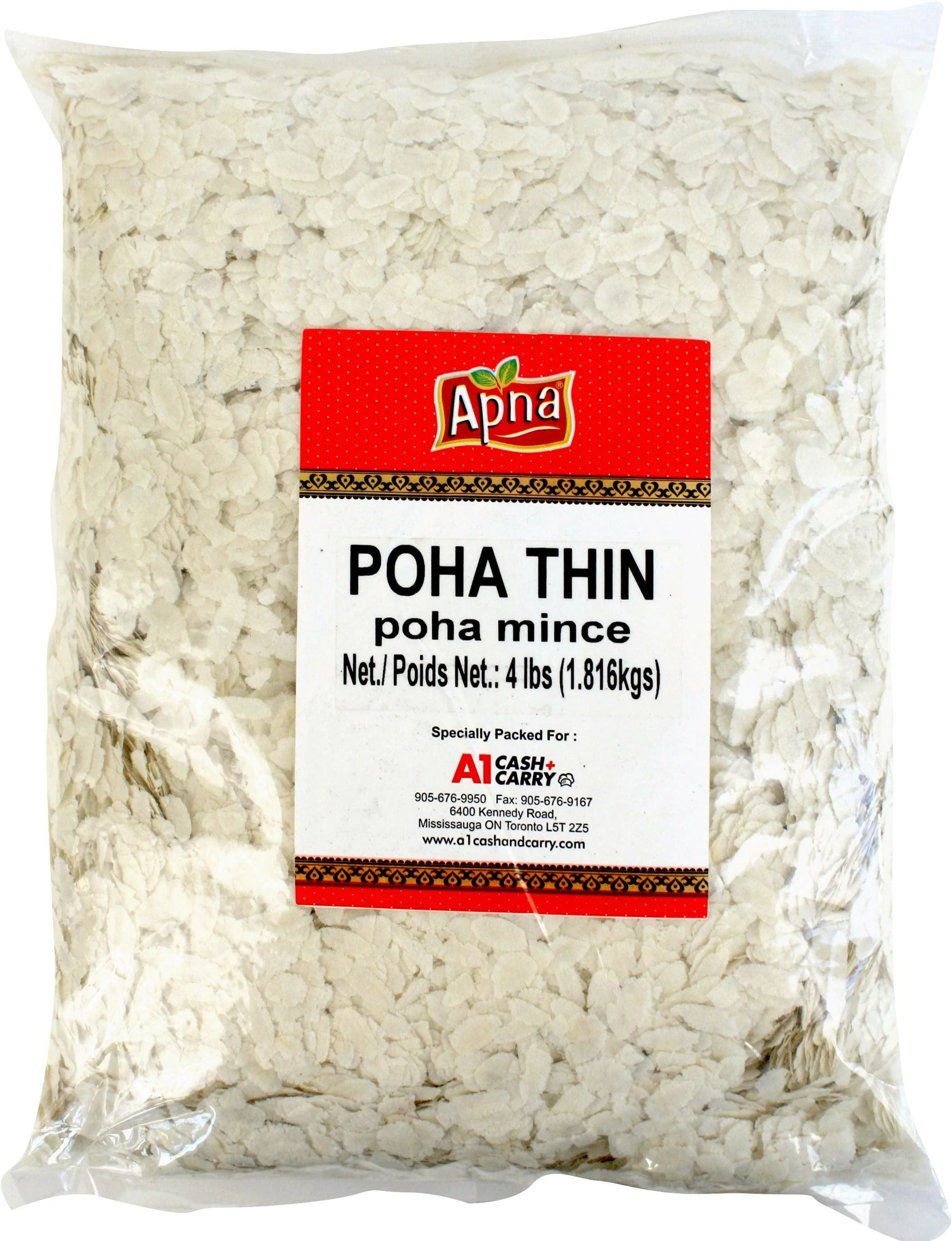 Apna - Pressed Rice - Thin Poha — Each (4 LB)