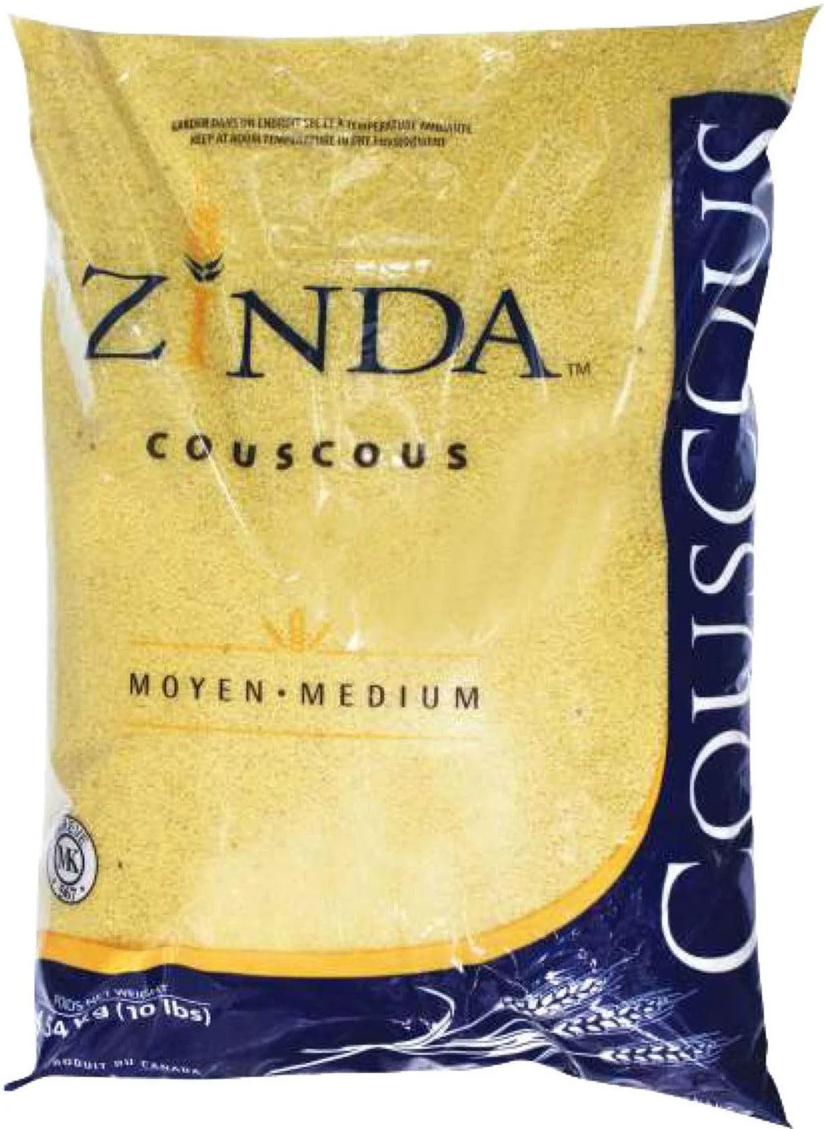 Zinda - Couscous - Medium — Case (4 x 10 LB)