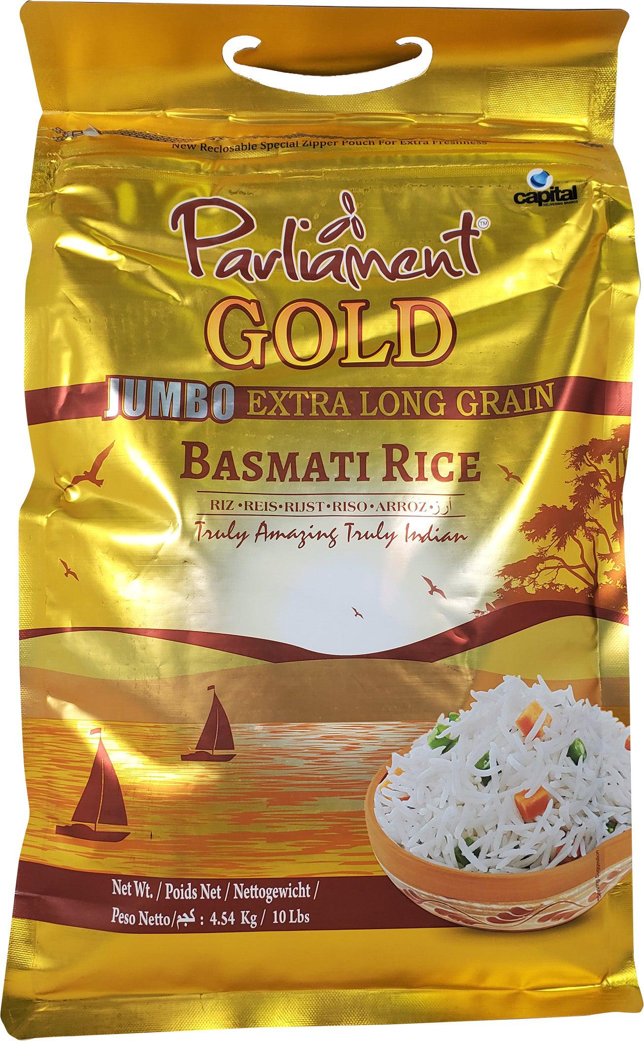 Parliament - Gold Basmati Rice — Case (4 x 10 LB)