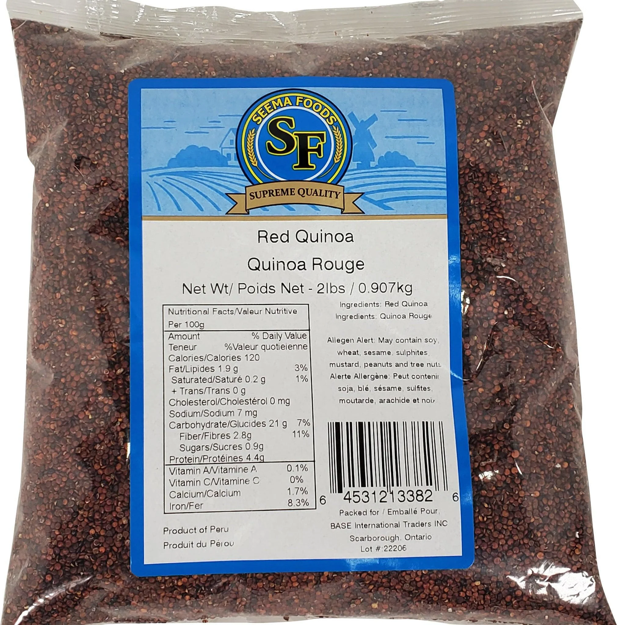Quinoa - Red - 1Kg — Each (2 LB)