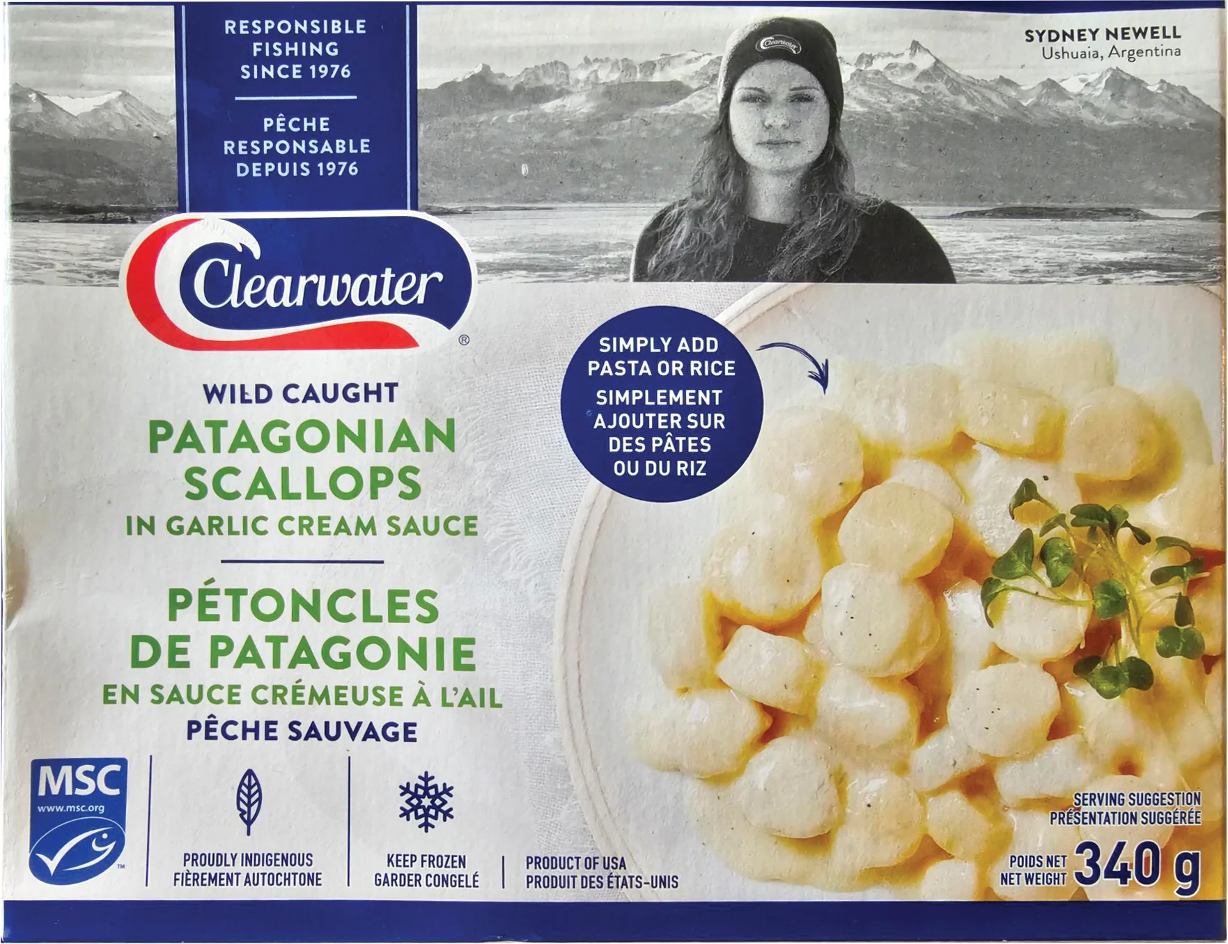 Clearwater - Scallops / Garlic Sause - Reday to Cook - 12oz pt — Case (10 x 340 G)