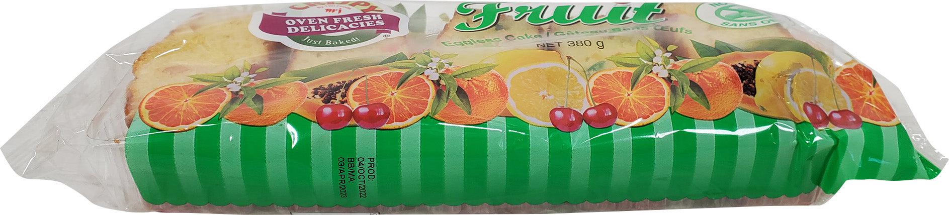Crispy - Fruit Cake - Eggless (Vegetarian) — Each (380 G)
