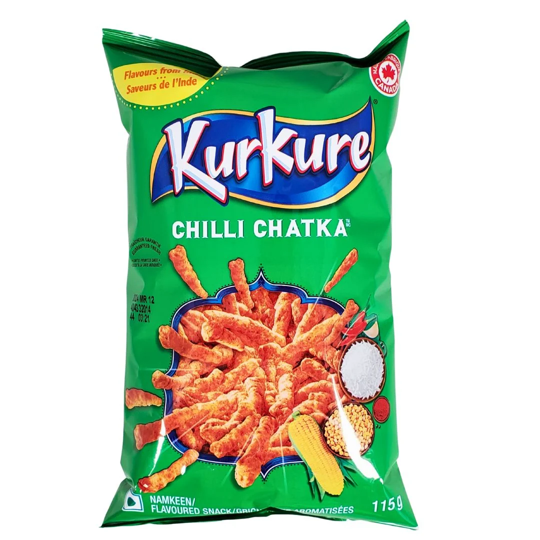 Kurkure - Snacks - Chilli Chatka — Case (30 x 115 G)