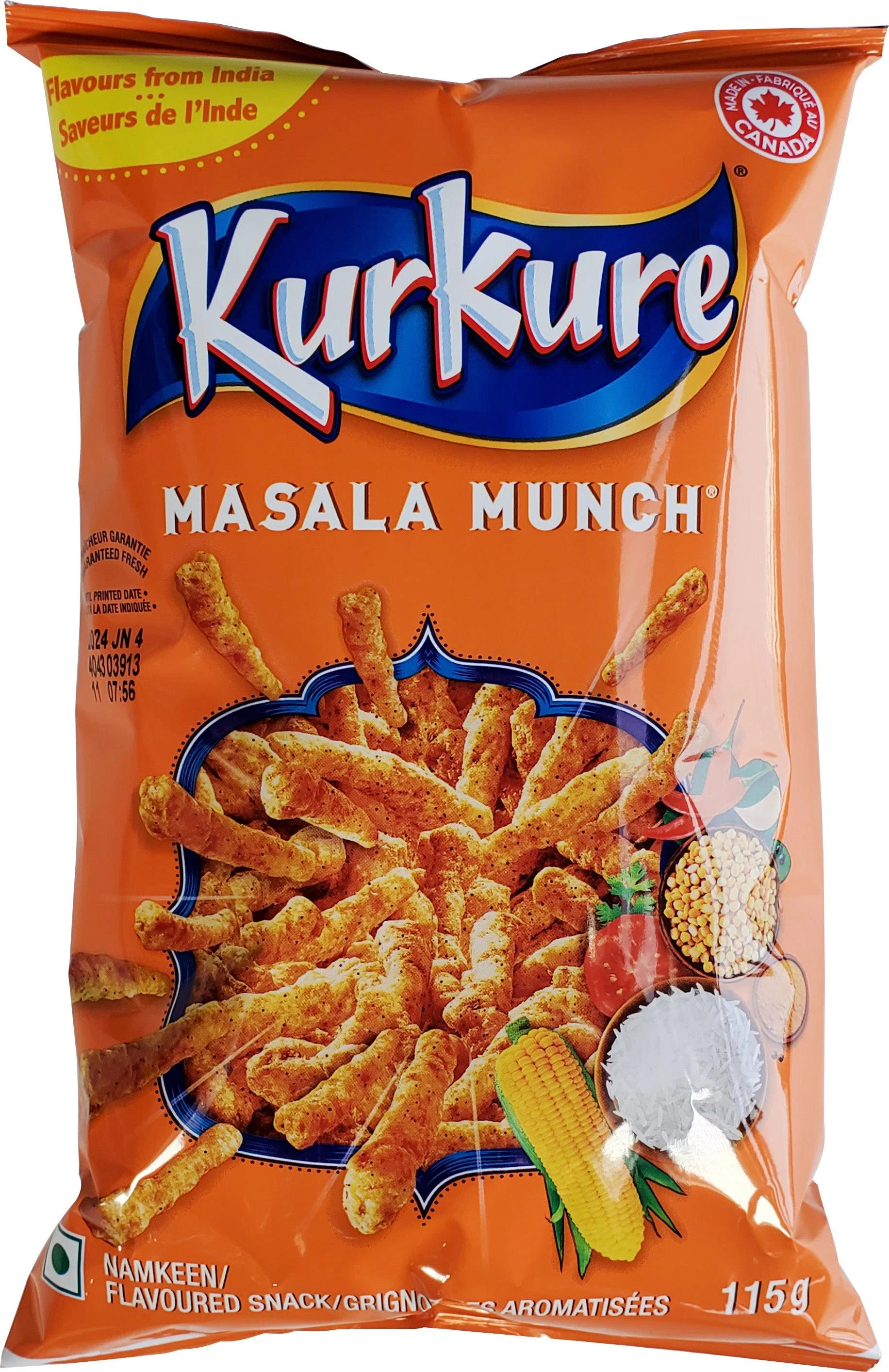Kurkure - Snacks - Masala Munch — Each (115 G)