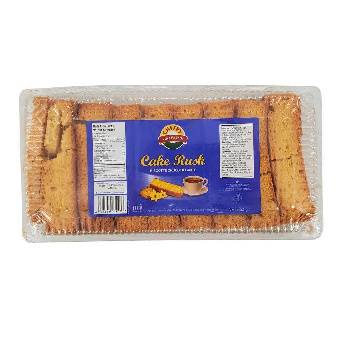 Crispy - Cake Rusk - Regular — Case (14 x 550 G)