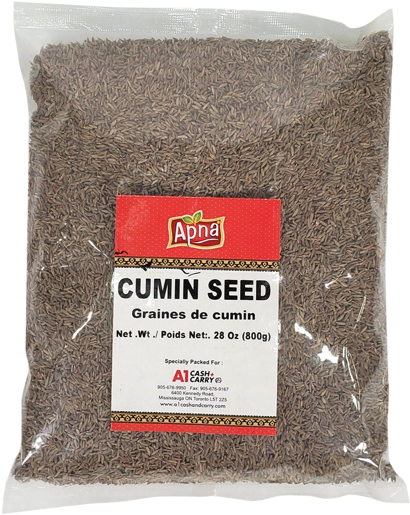 Nikita / Apna - Cumin Seed (Zeera) Retail — Case (20 x 800 G)
