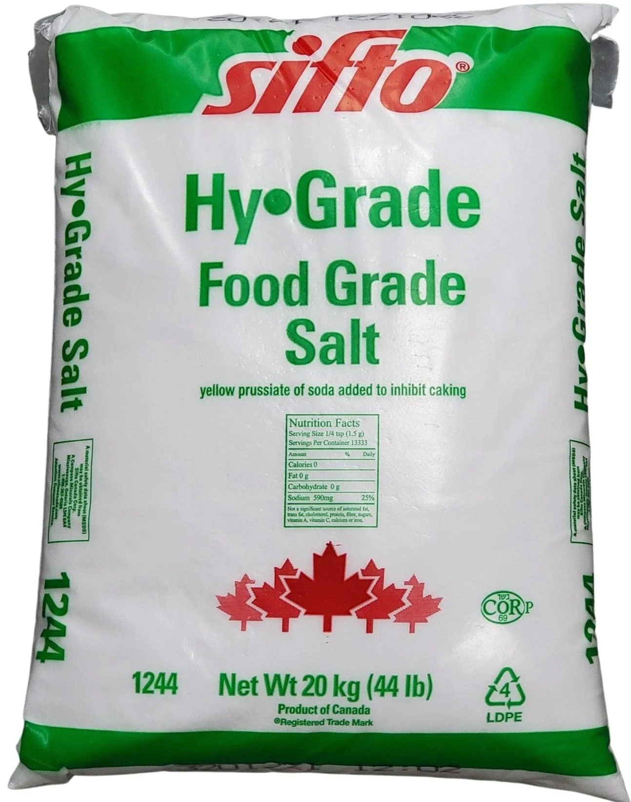 Sifto Hy-Grade Food Grade Salt