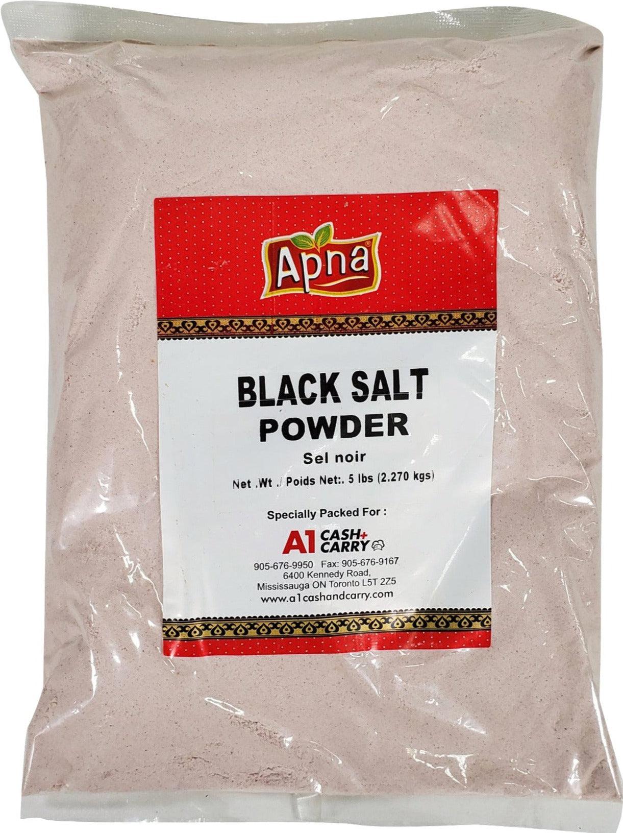 Apna/Lajawab - Black Salt (Kala Namak) — Case (8 x 5 LB)