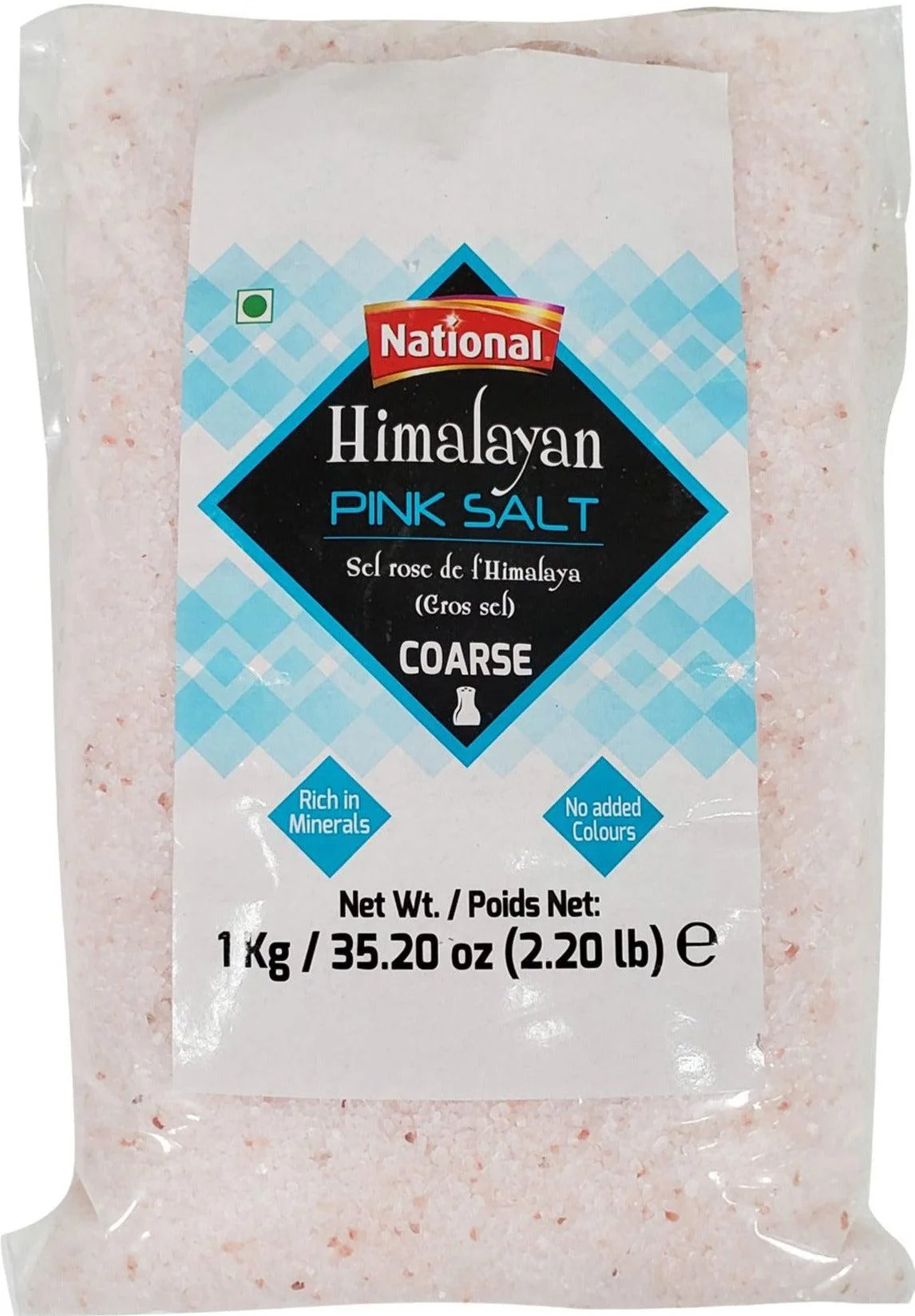 National - Himalayan Pink Salt - Coarse — Case (20 x 1 KG)