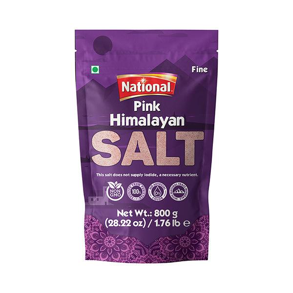 National - Pink Salt Pouch (Fine) — Case (12 x 800 G)