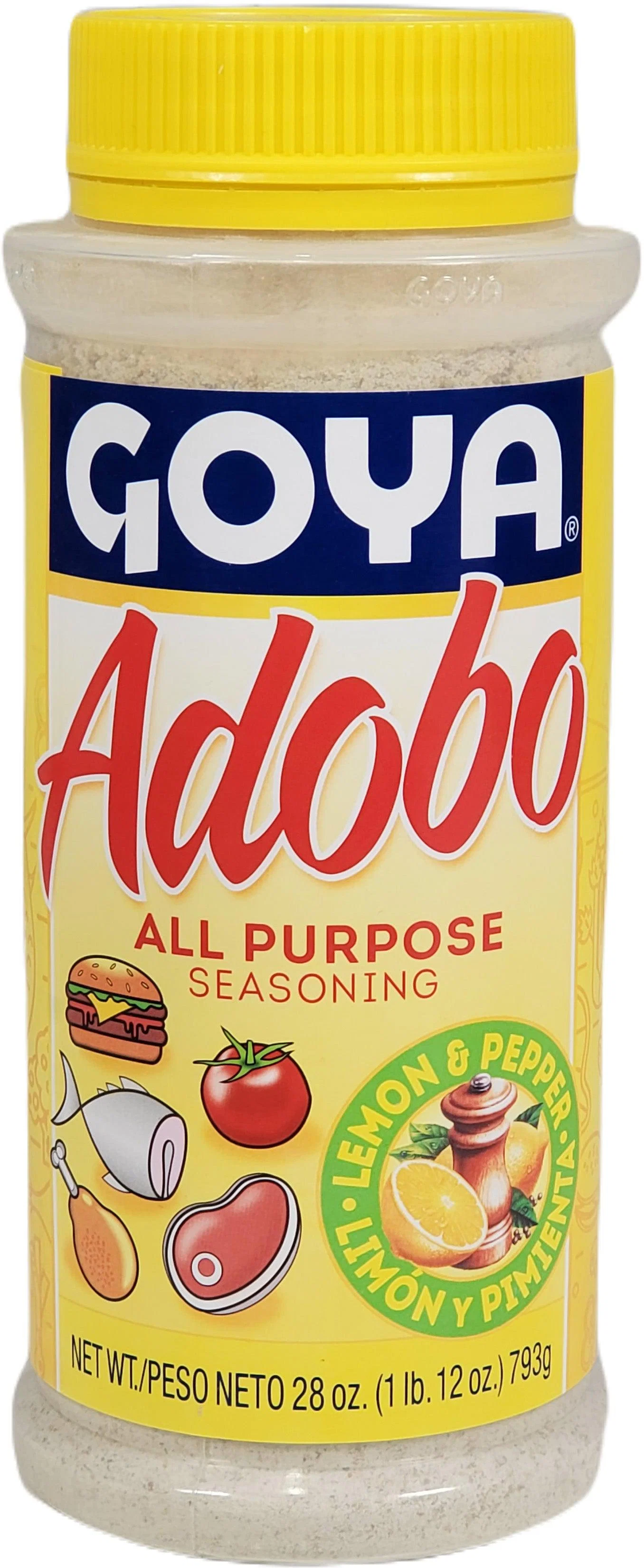 Goya - Adobo Seasoning with Lemon & pepper — Case (12 x 28 OZ)