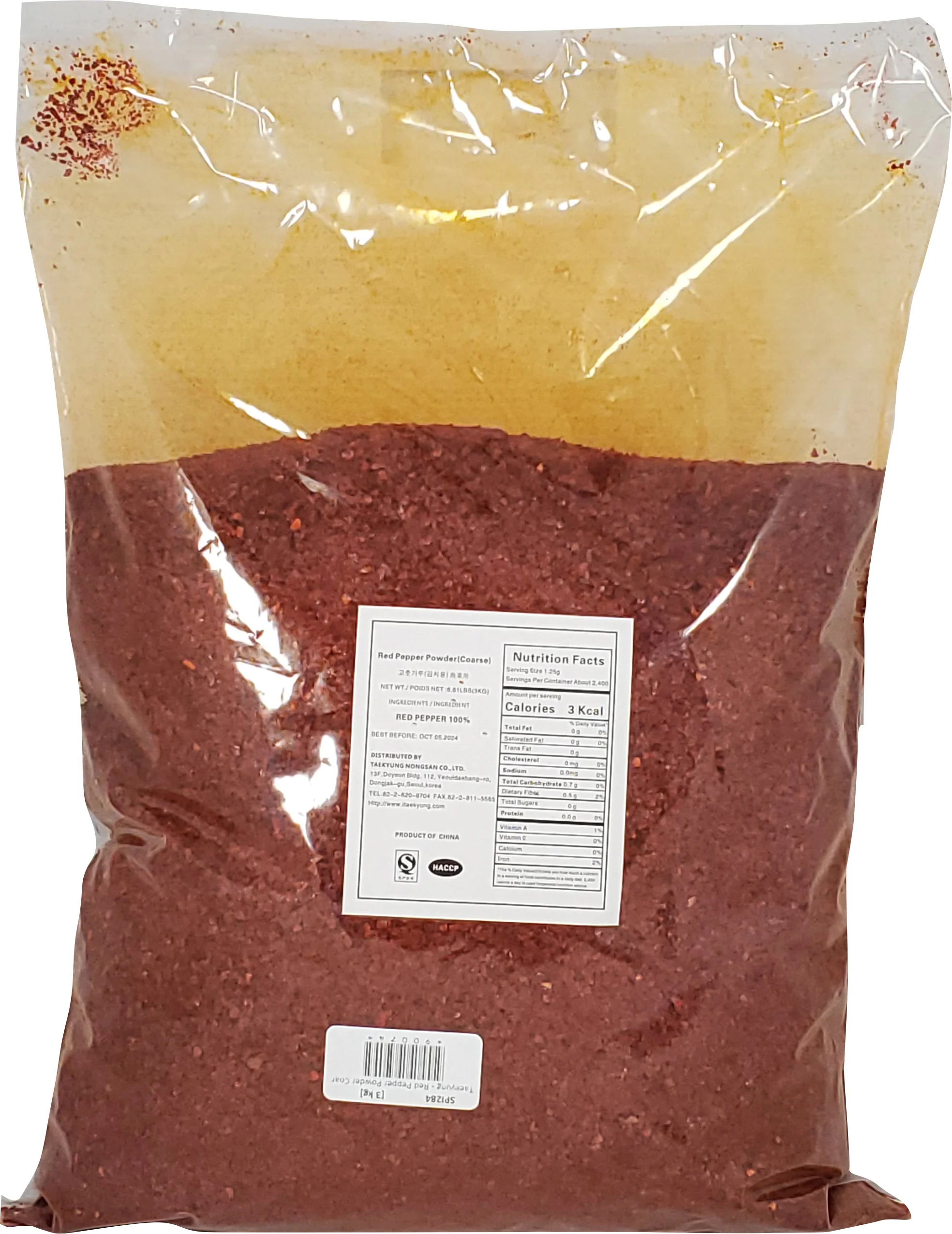 Taekyung - Red Pepper Powder Coarse — Case (5 x 3 KG)