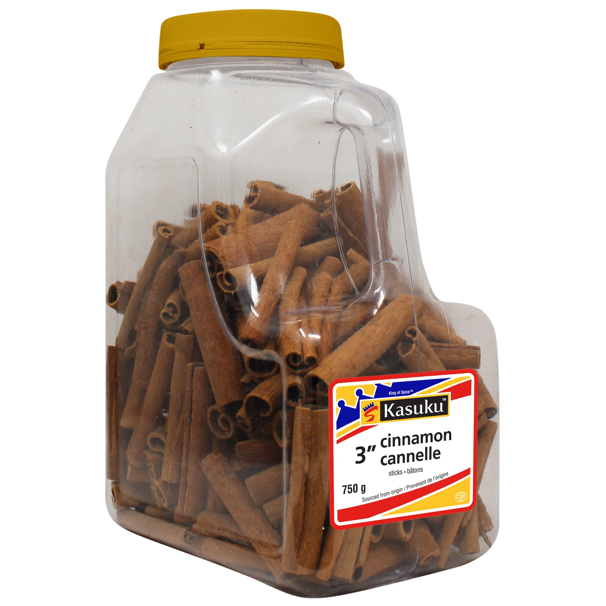 Kasuku - 3” Cinnamon Sticks — Case (4 x 750 G)
